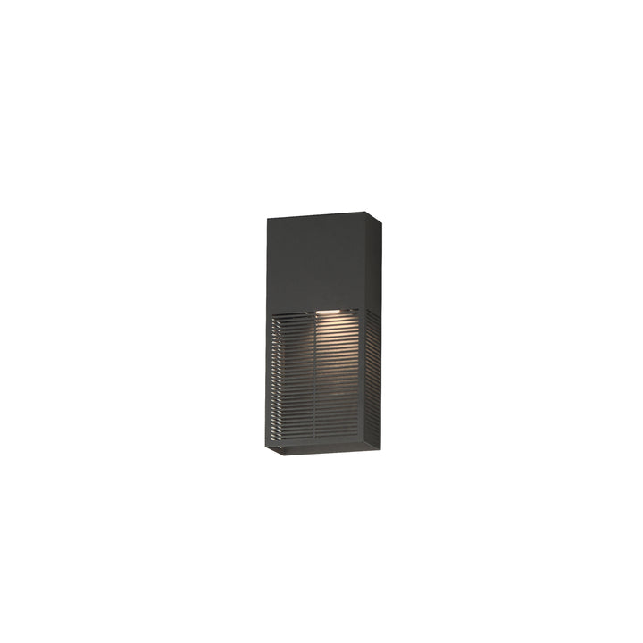 Grate - LED Outdoor Wall Sconce in Architectural Bronze by ET2 Lighting