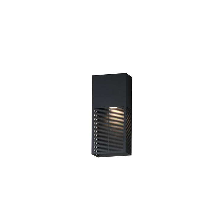 Grate - LED Outdoor Wall Sconce in Black by ET2 Lighting