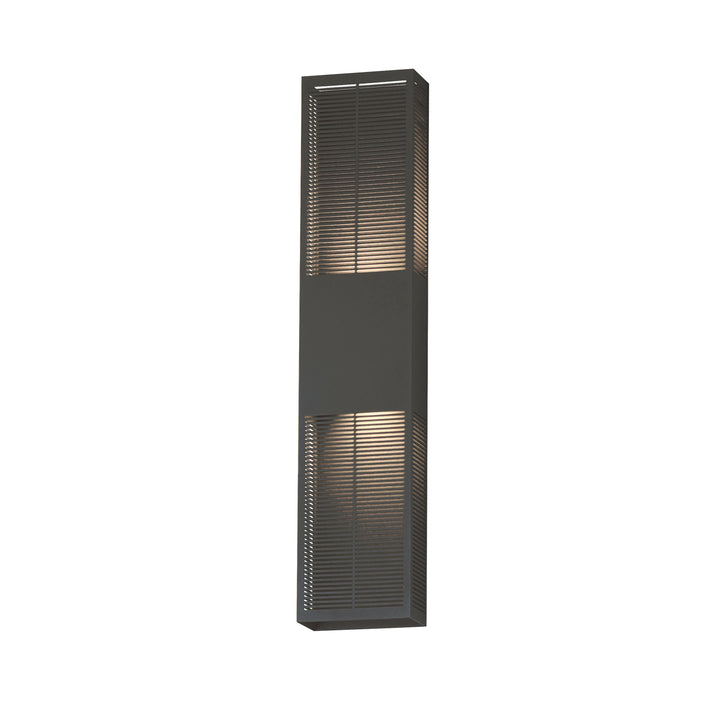 Grate - LED Outdoor Wall Sconce in Architectural Bronze by ET2 Lighting