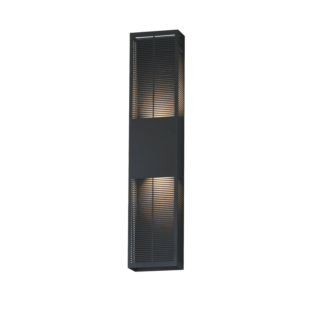 Grate - LED Outdoor Wall Sconce in Black by ET2 Lighting