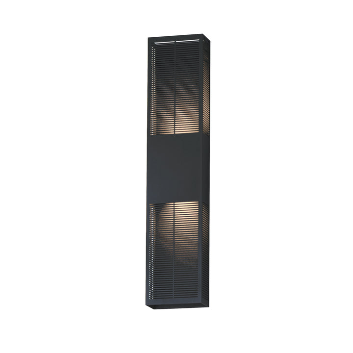 Grate - LED Outdoor Wall Sconce in Black by ET2 Lighting