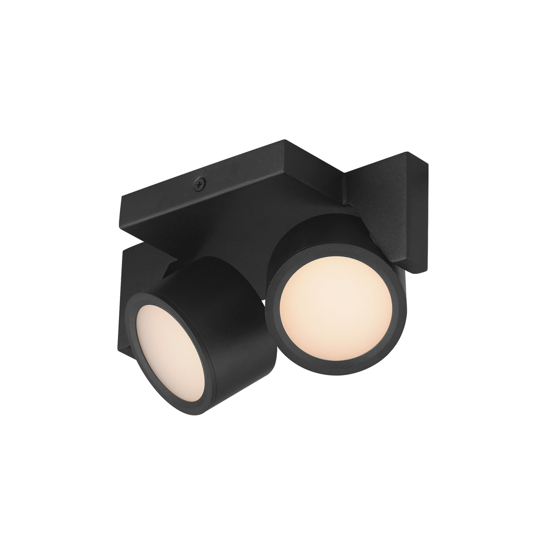 Embrace - 2-Light LED Flush Mount in Black by ET2 Lighting