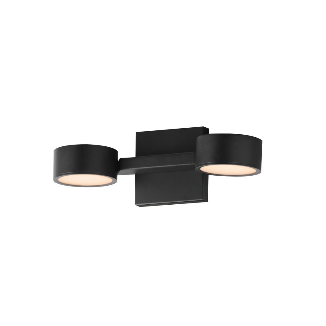 Embrace - 2-Light LED Wall Sconce in Black by ET2 Lighting
