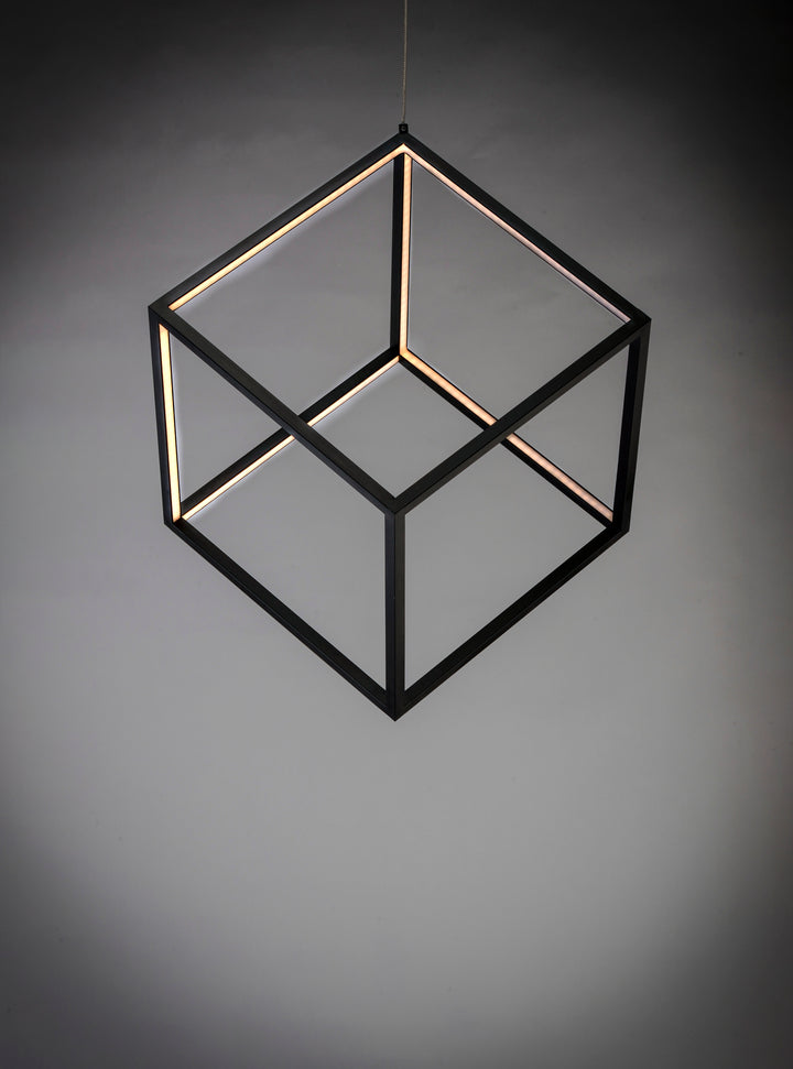 4 Square - 1 Light LED Pendant