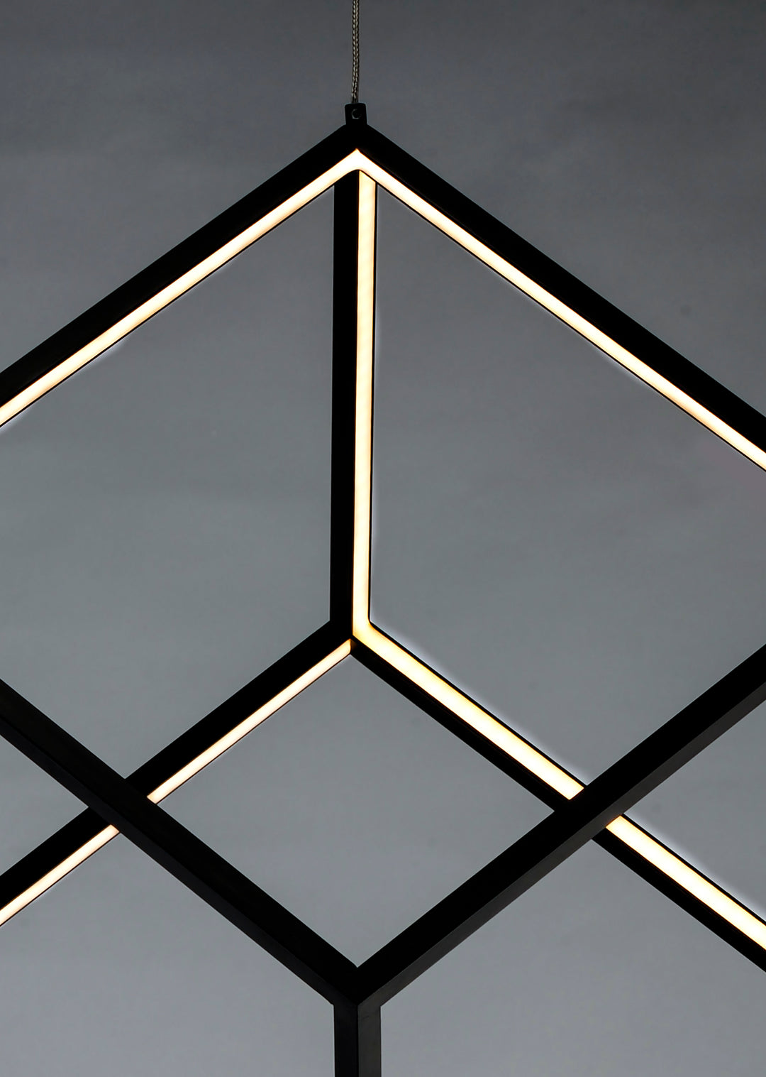 4 Square - 1 Light LED Pendant