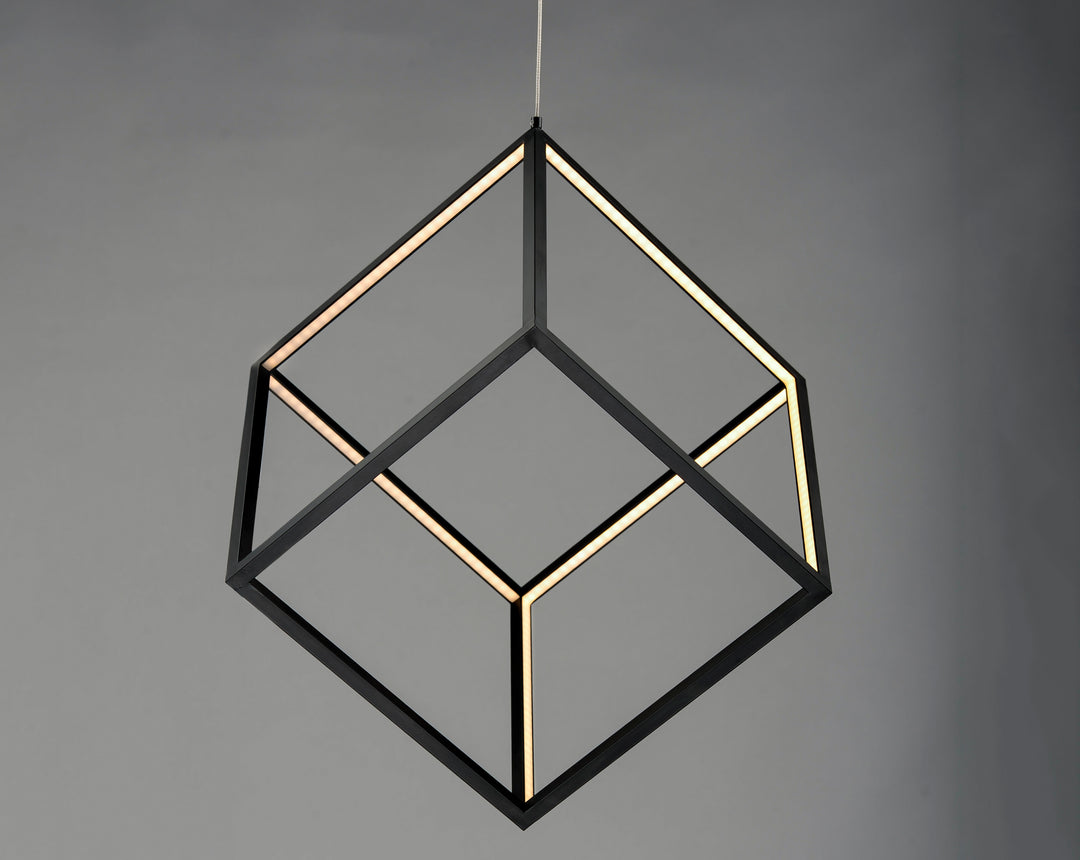 4 Square - 1 Light LED Pendant