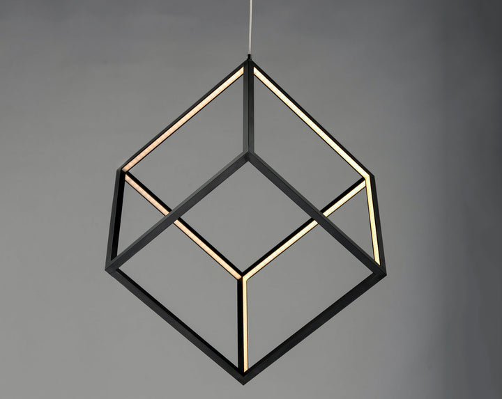 4 Square - 1 Light LED Pendant