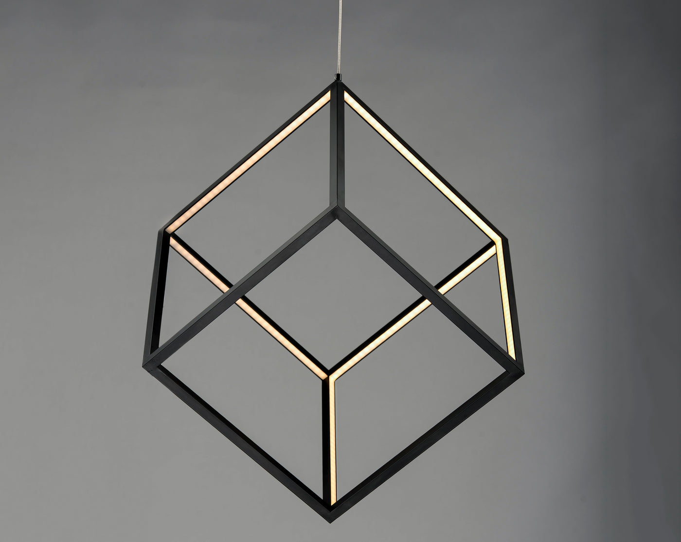 4 Square - 1 Light LED Pendant