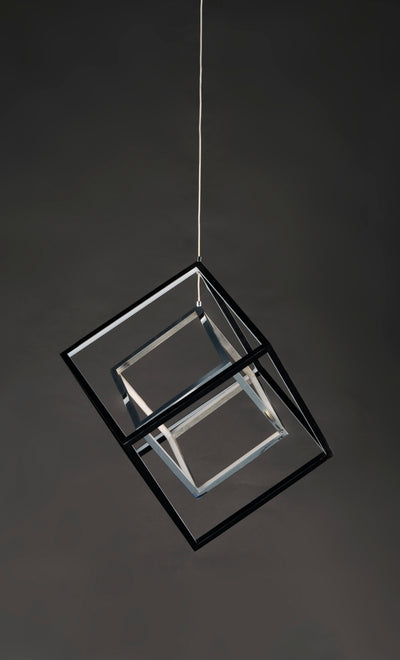 4 Square - 2 Light LED Pendant