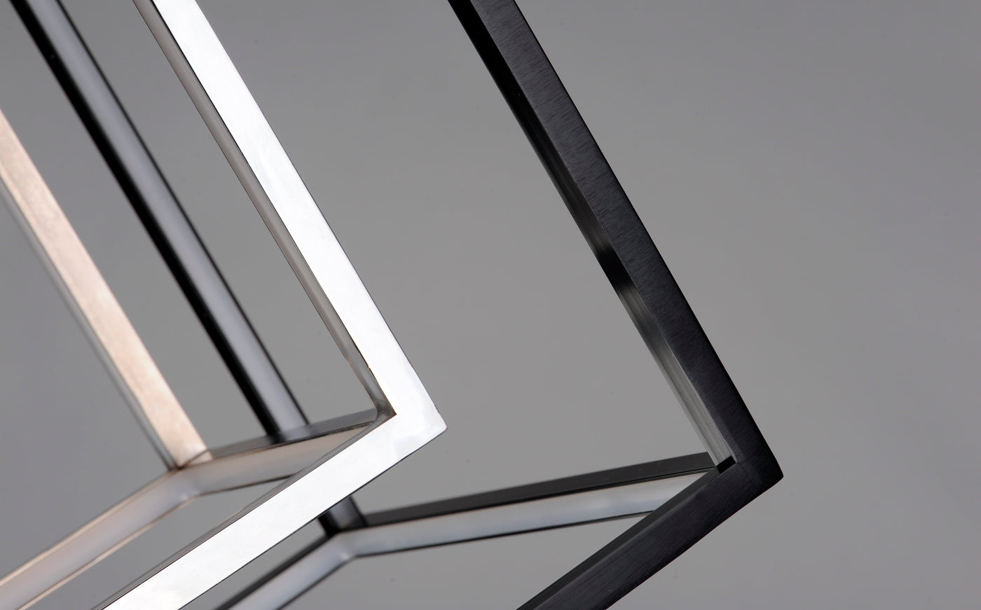 4 Square - 2 Light LED Pendant