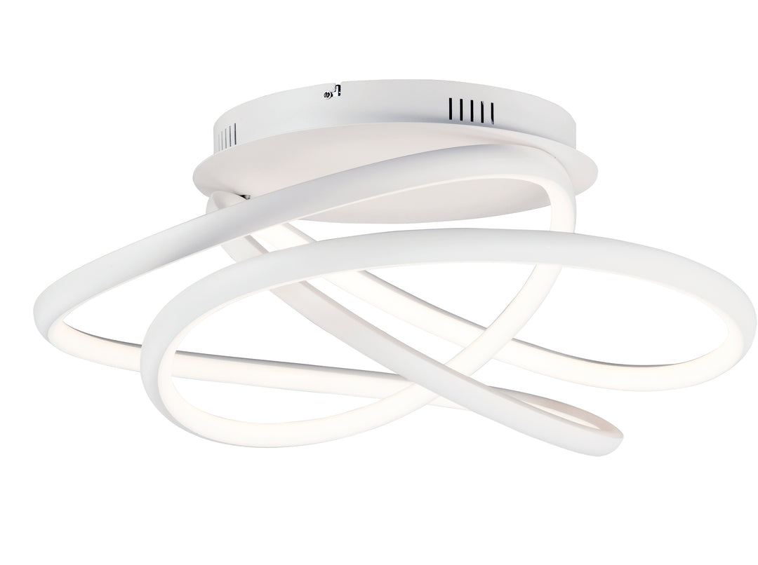 Twisted - LED Flush Mount in Matte White by ET2 Lighting