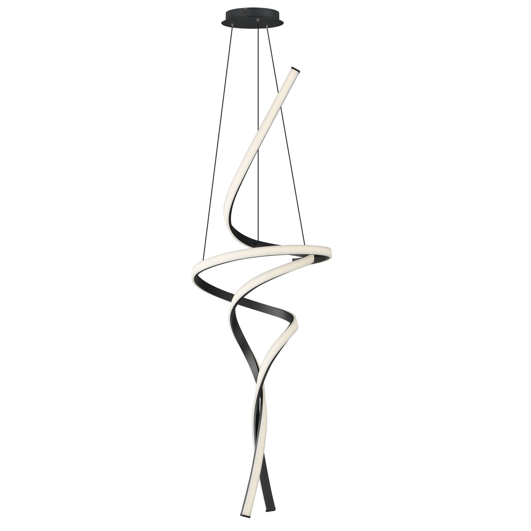 Serpentine - LED Pendant, 60" Vertical, by ET2 Lighting
