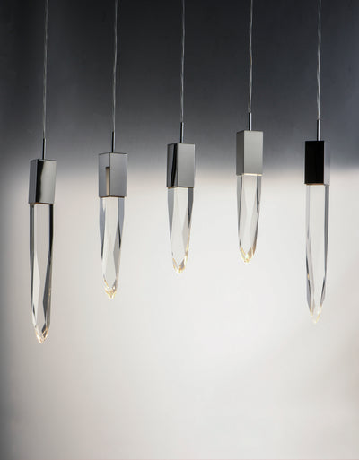 Quartz - 6 Light Linear LED Pendant