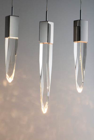 Quartz - 6 Light Linear LED Pendant
