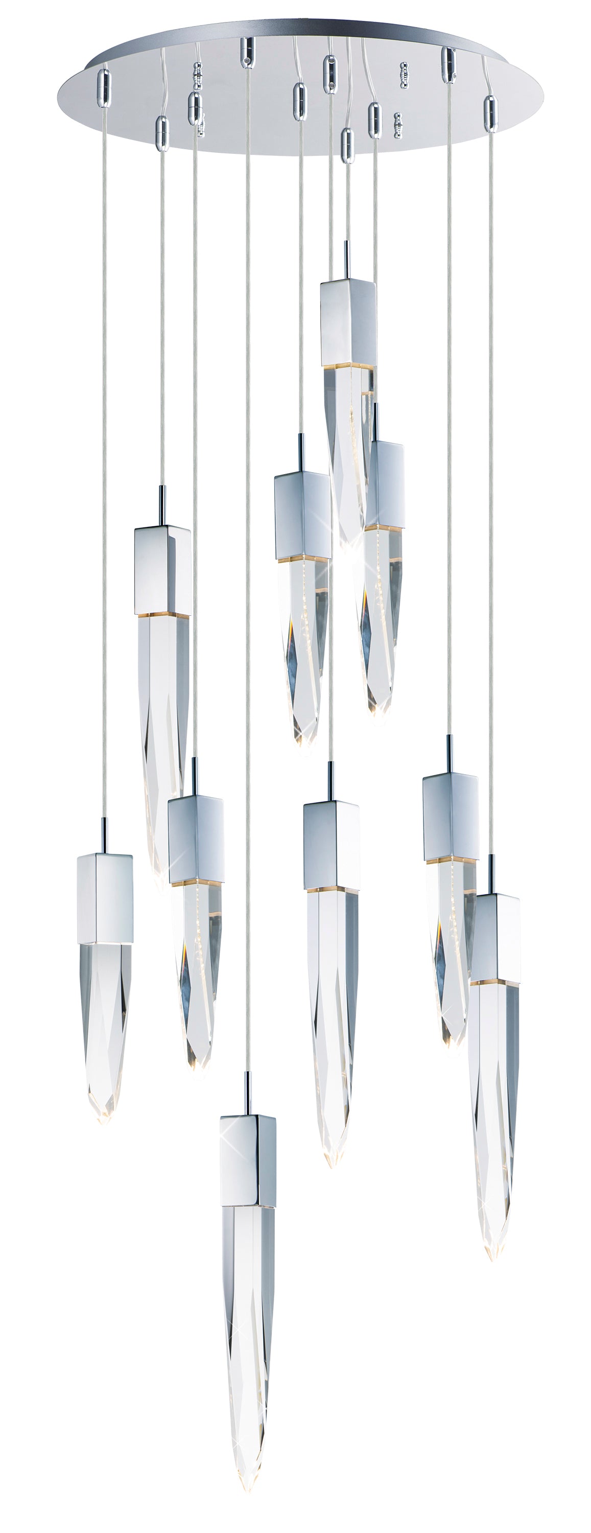 Quartz - Multiple Light LED Pendant