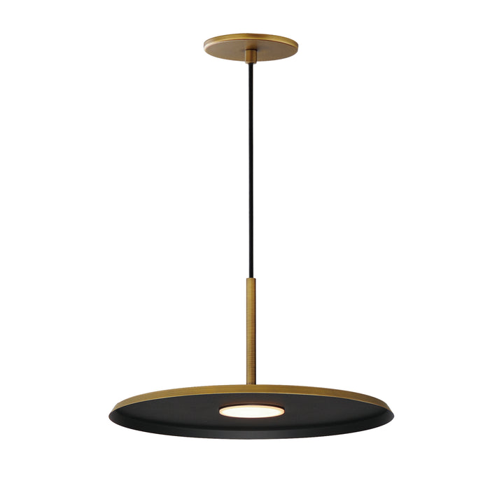Berliner - LED Pendant in Antique Brass by ET2 Lighting