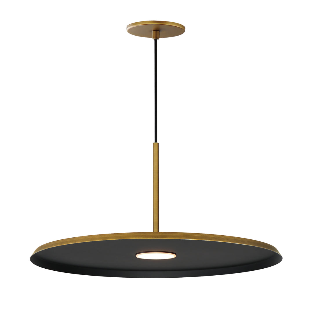 Berliner - LED Pendant in Antique Brass by ET2 Lighting