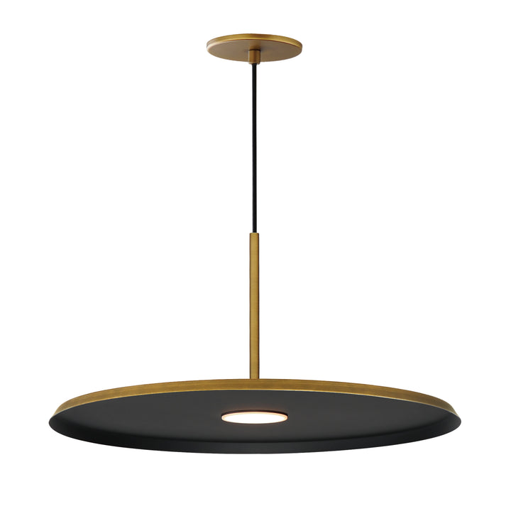 Berliner - LED Pendant in Antique Brass by ET2 Lighting
