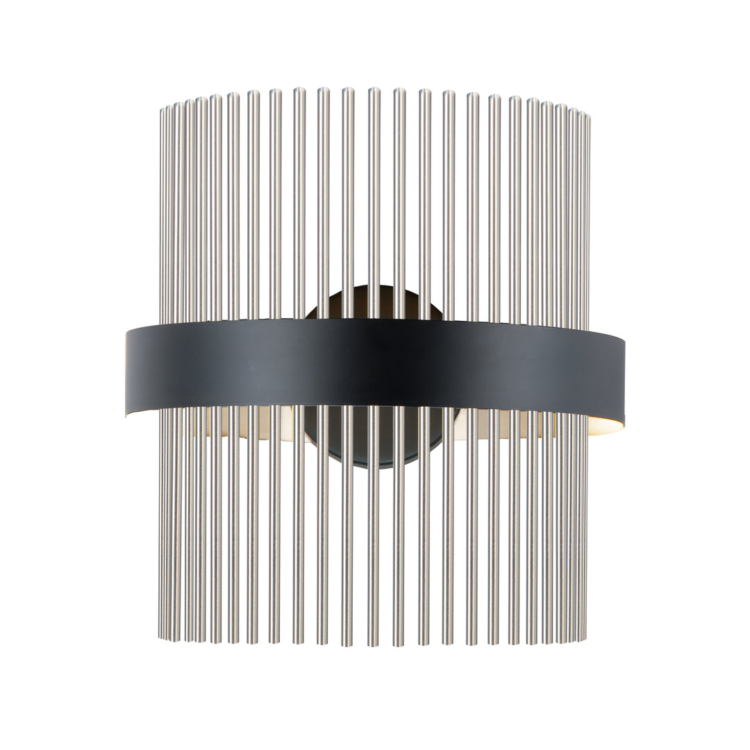 Chimes - 5CCT Select Wall Sconce in Black / Satin Nickel by ET2 Lighting