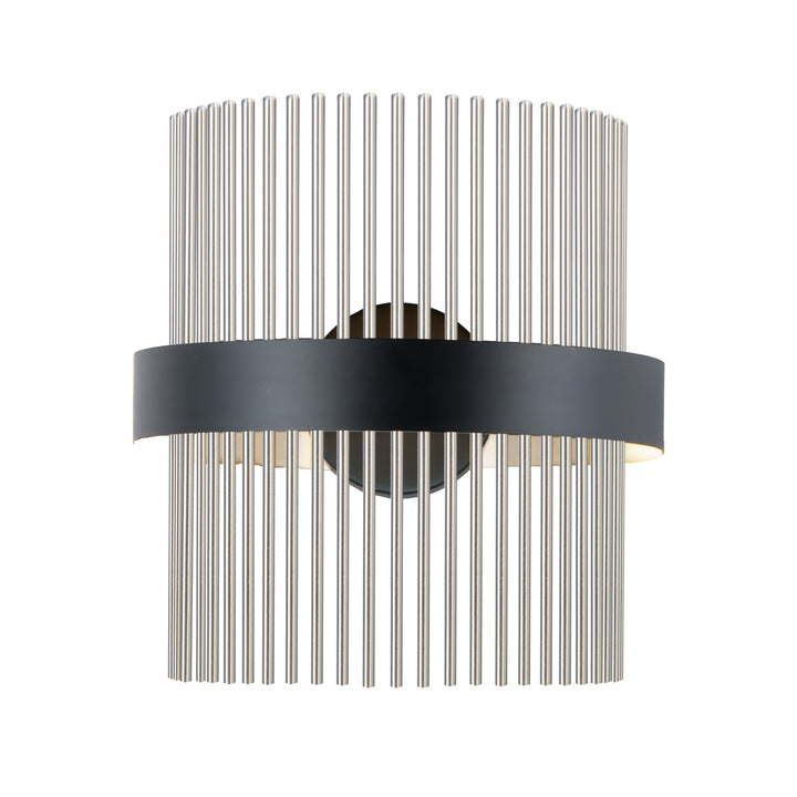 Chimes - 5CCT Select Wall Sconce in Black / Satin Nickel by ET2 Lighting