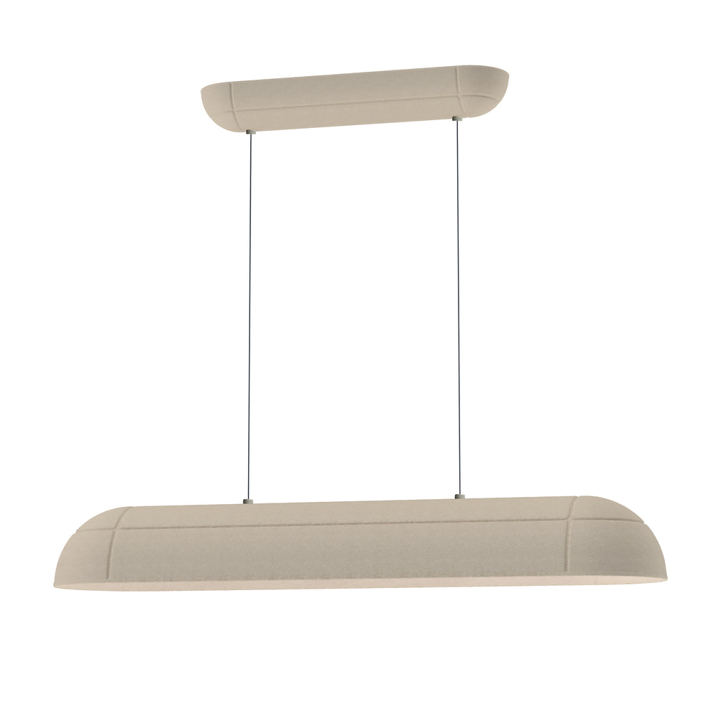 Wimbledon - 41" LED Linear Pendant in Light Cream by ET2 Lighting