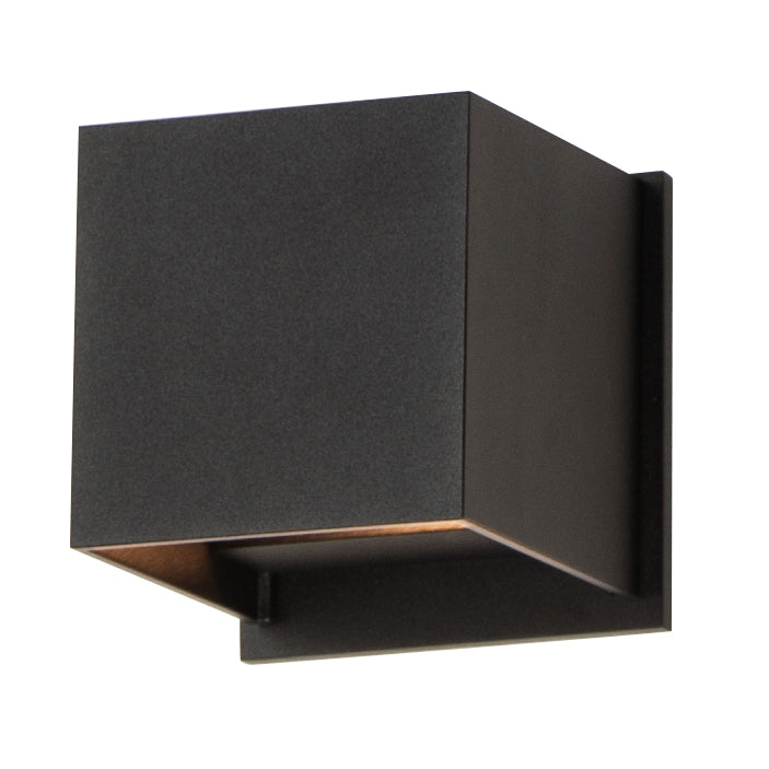 Alumilux Cube - LED Outdoor Wall Sconce in Black by ET2 Lighting
