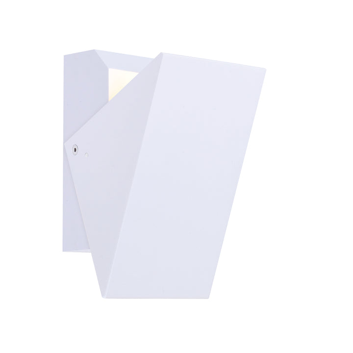 Alumilux Tilt - Small LED Outdoor Sconce in White by ET2 Lighting