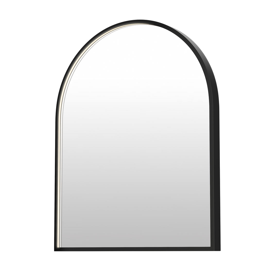 Elisse - LED Mirror in Black by ET2 Lighting