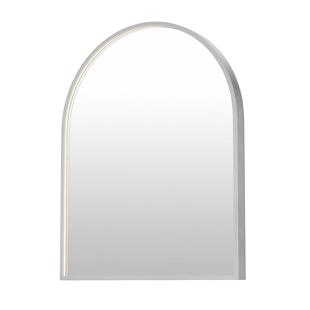 Elisse - LED Mirror in Satin Nickel by ET2 Lighting