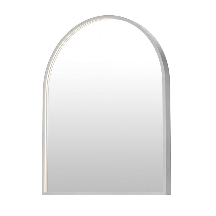 Elisse - LED Mirror in Satin Nickel by ET2 Lighting