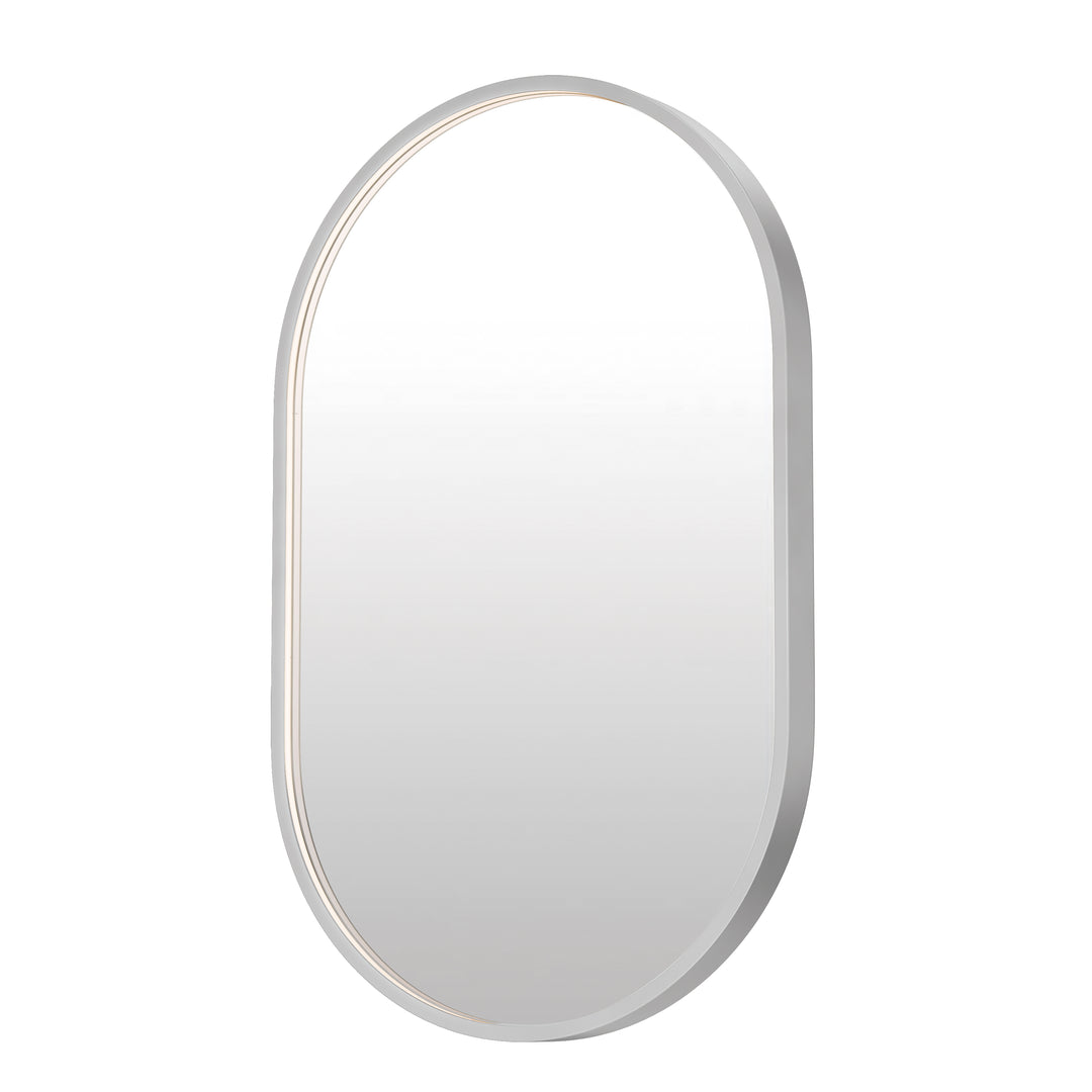 Elisse - LED Mirror in Satin Nickel by ET2 Lighting