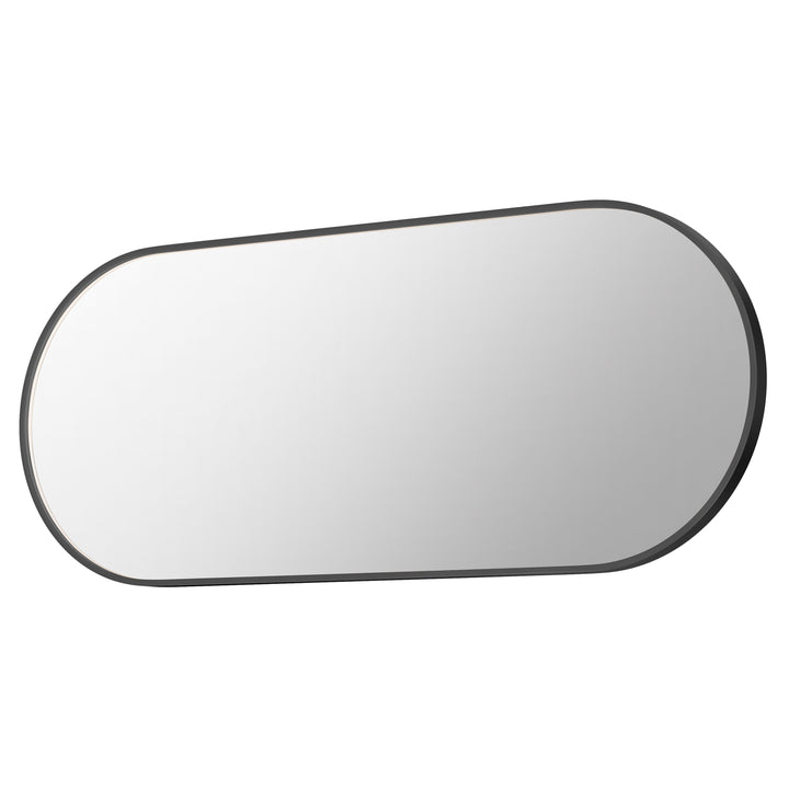 Elisse - LED Mirror in Black by ET2 Lighting