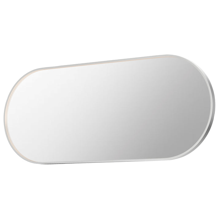 Elisse - LED Mirror in Satin Nickel by ET2 Lighting