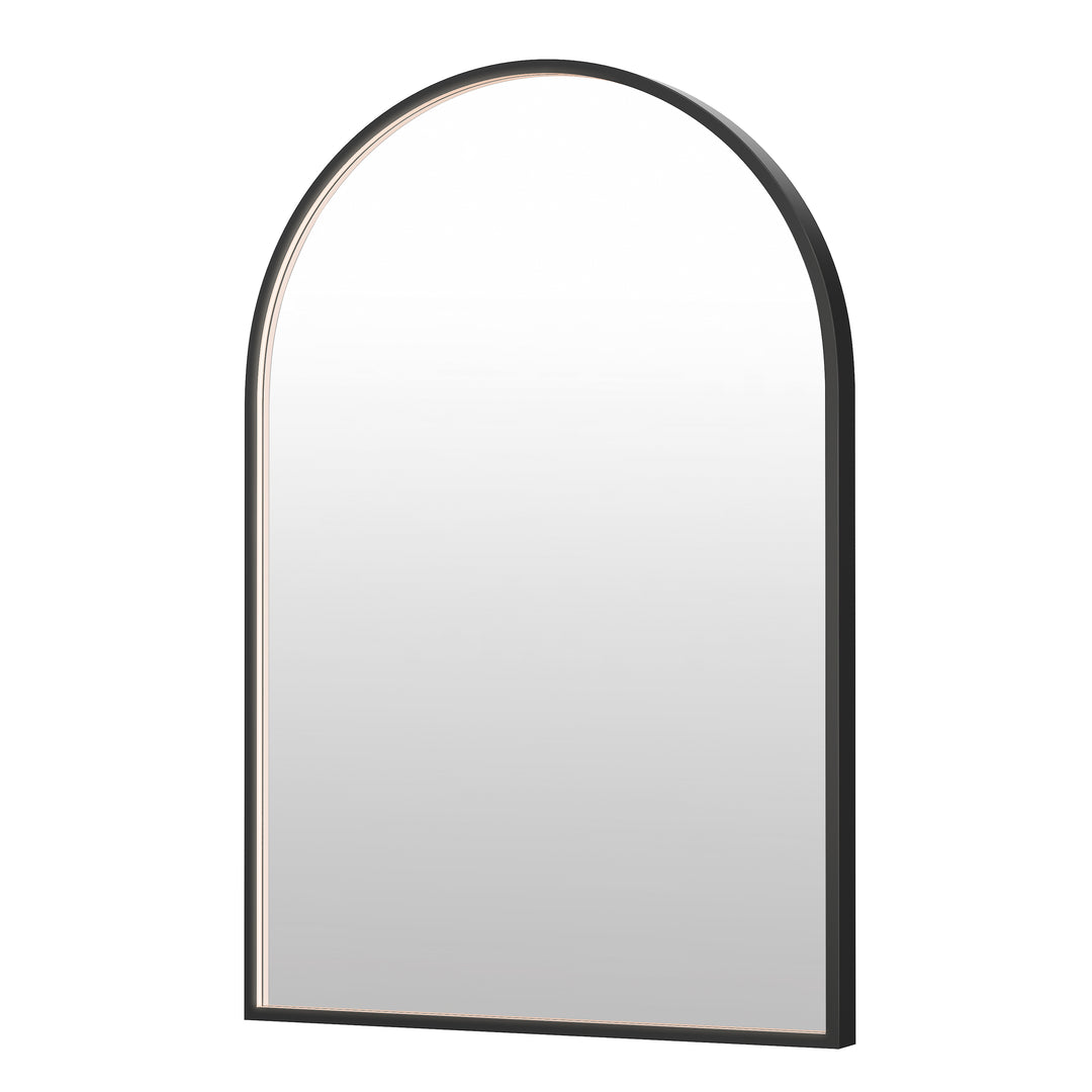 Elisse - LED Mirror in Black by ET2 Lighting