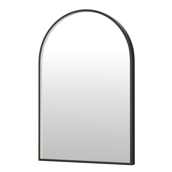 Elisse - LED Mirror in Black by ET2 Lighting