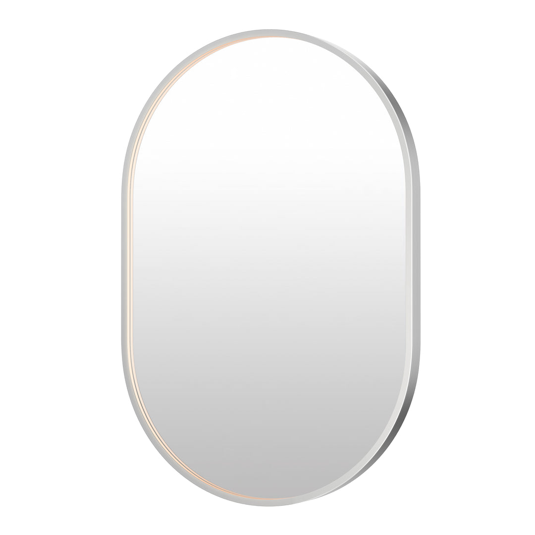 Elisse - LED Mirror in Satin Nickel by ET2 Lighting