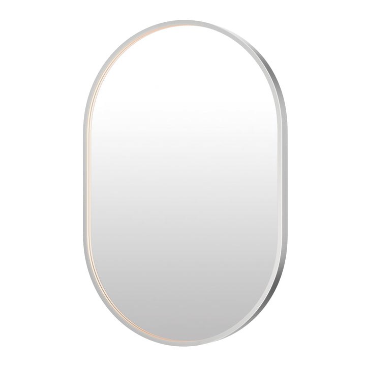 Elisse - LED Mirror in Satin Nickel by ET2 Lighting