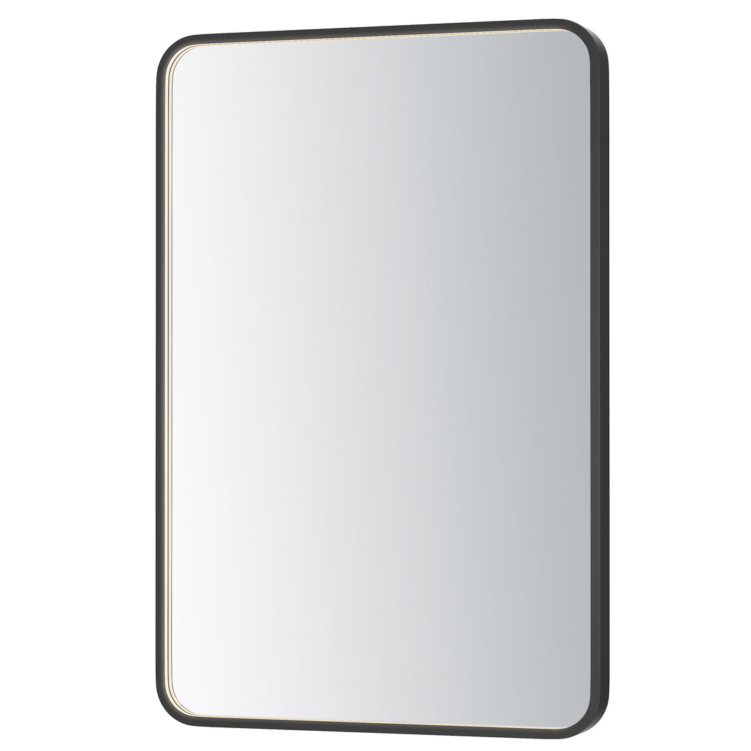 Elisse - LED Mirror in Black by ET2 Lighting