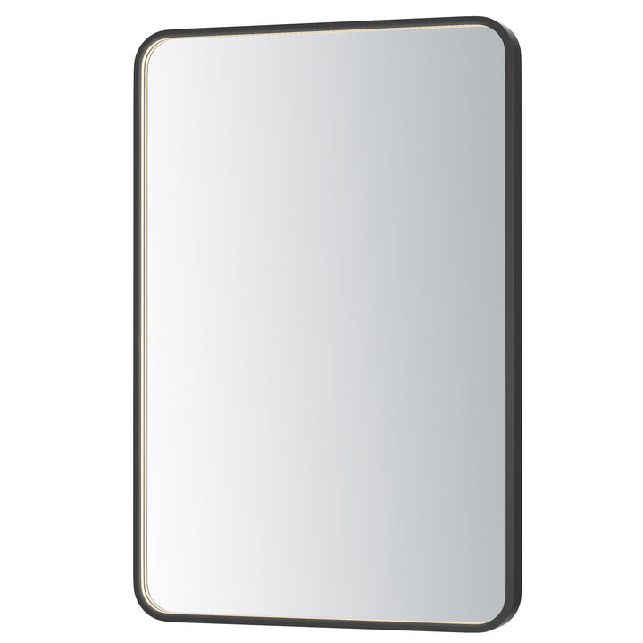 Elisse - LED Mirror in Black by ET2 Lighting