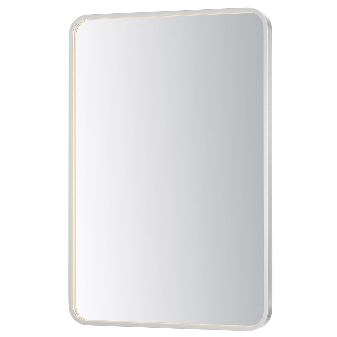 Elisse - LED Mirror in Satin Nickel by ET2 Lighting