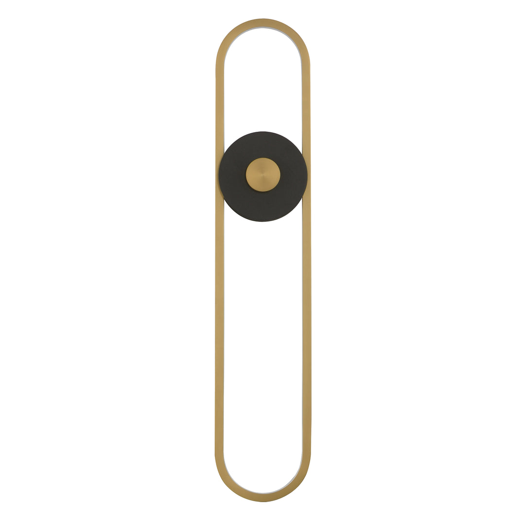 Gravity - X-Large Outdoor LED Sconce in Black / Gold by ET2 Lighting