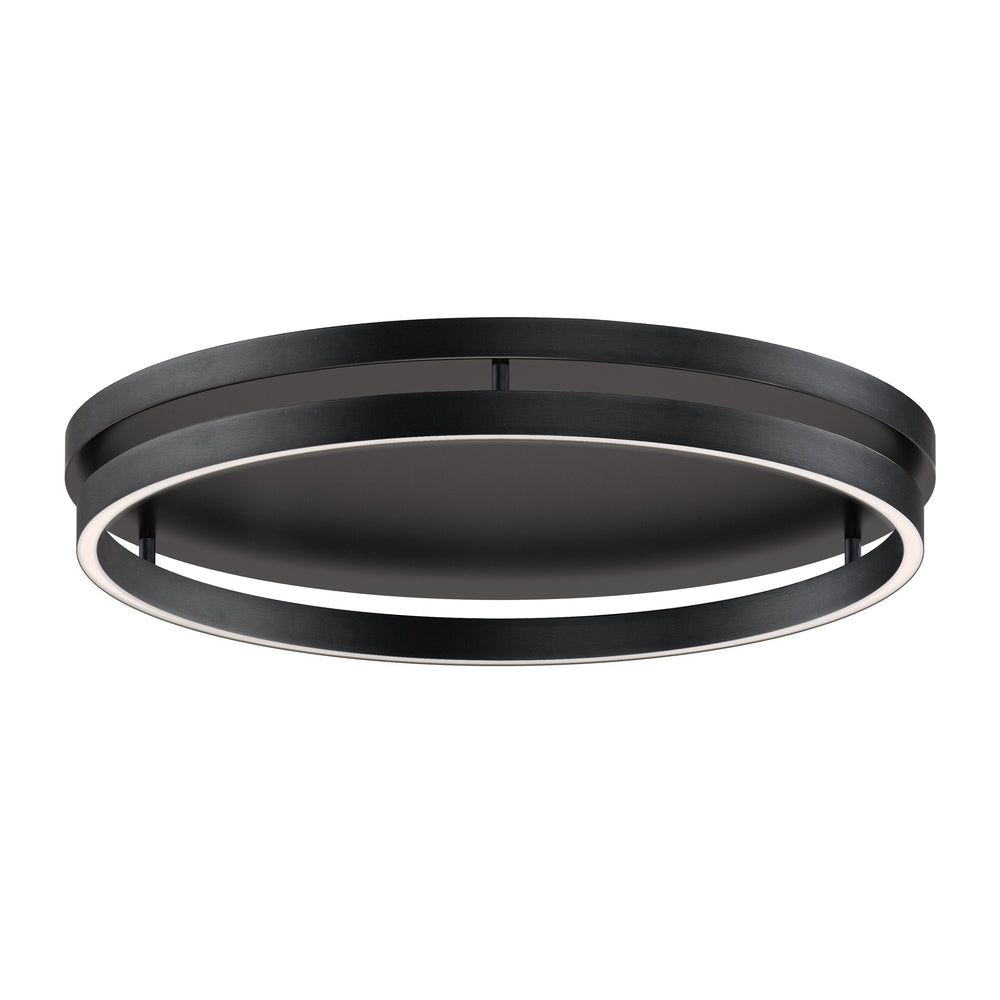 Groove - 24" Flush Mount 5CCT Select in Black by ET2 Lighting