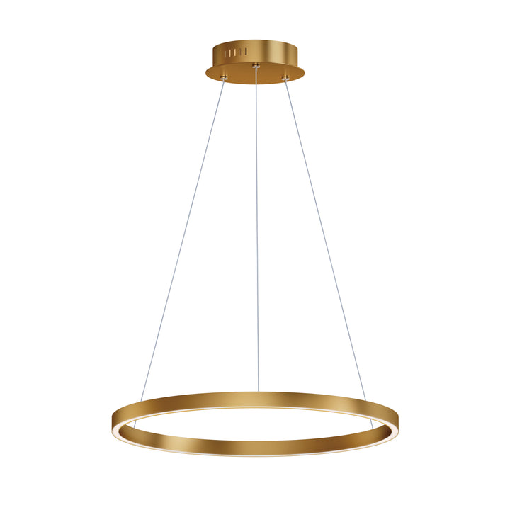Groove - LED Pendant 5CCT Select in Gold by ET2 Lighting