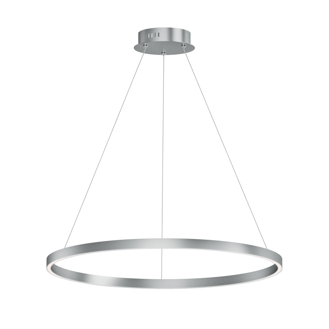 Groove - LED Pendant 5CCT Select in Aluminum by ET2 Lighting