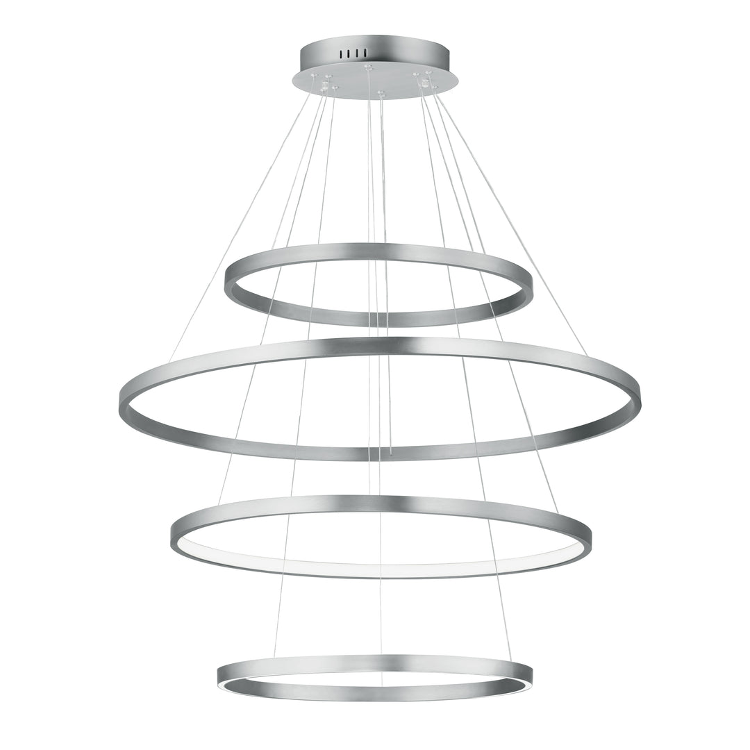 Groove - LED Pendant 5CCT Select in Aluminum by ET2 Lighting
