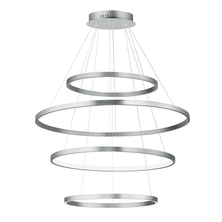 Groove - LED Pendant 5CCT Select in Aluminum by ET2 Lighting
