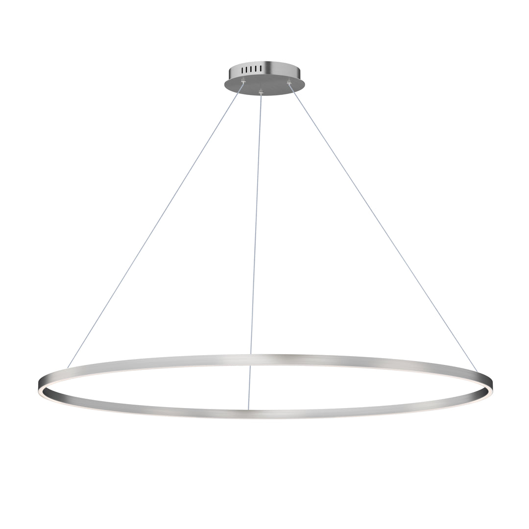 Groove - LED Pendant 5CCT Select in Aluminum by ET2 Lighting