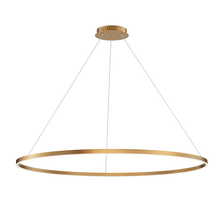 Groove - LED Pendant 5CCT Select in Gold by ET2 Lighting