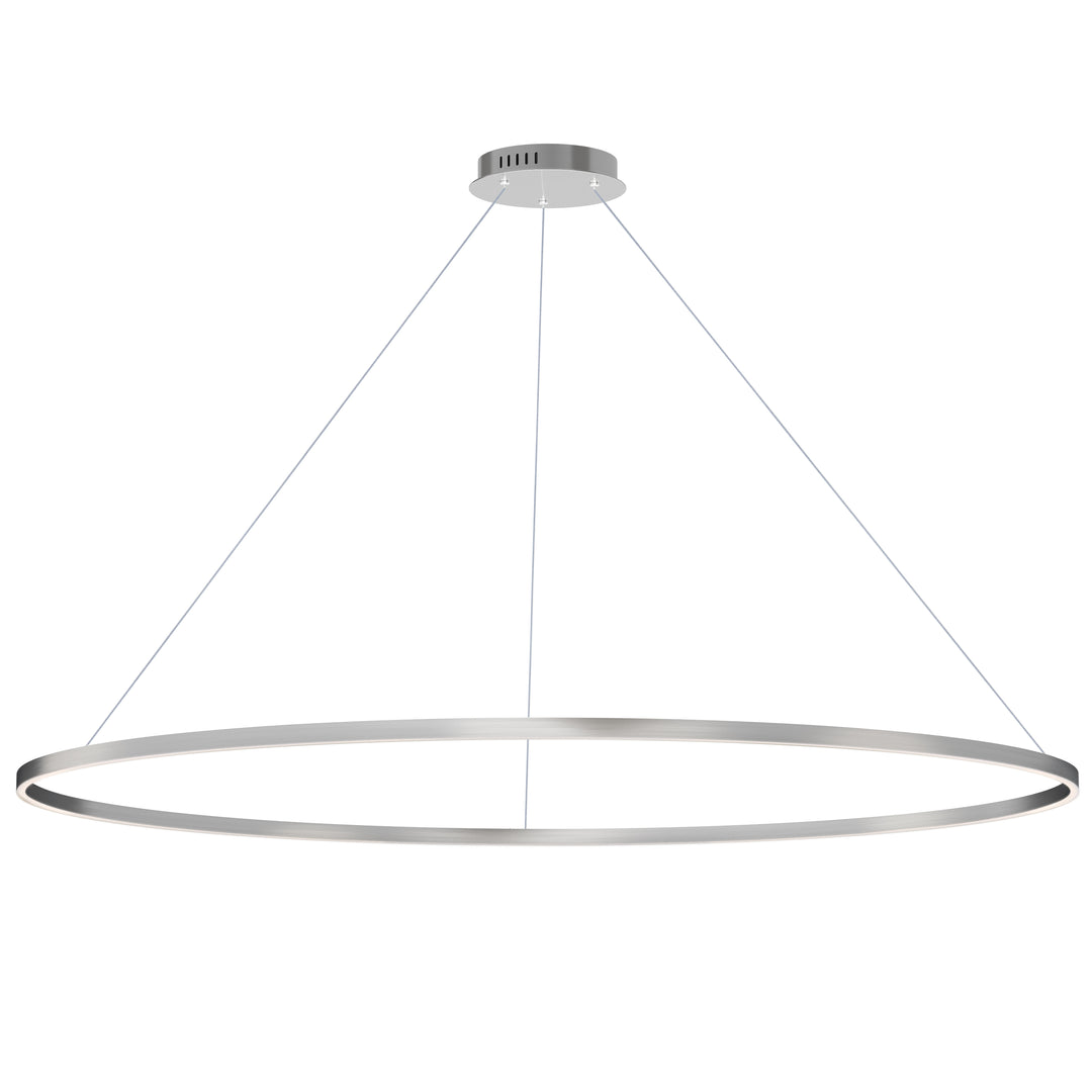 Groove - LED Pendant 5CCT Select in Aluminum by ET2 Lighting