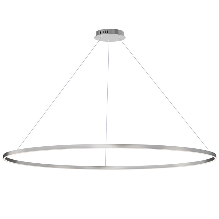 Groove - LED Pendant 5CCT Select in Aluminum by ET2 Lighting